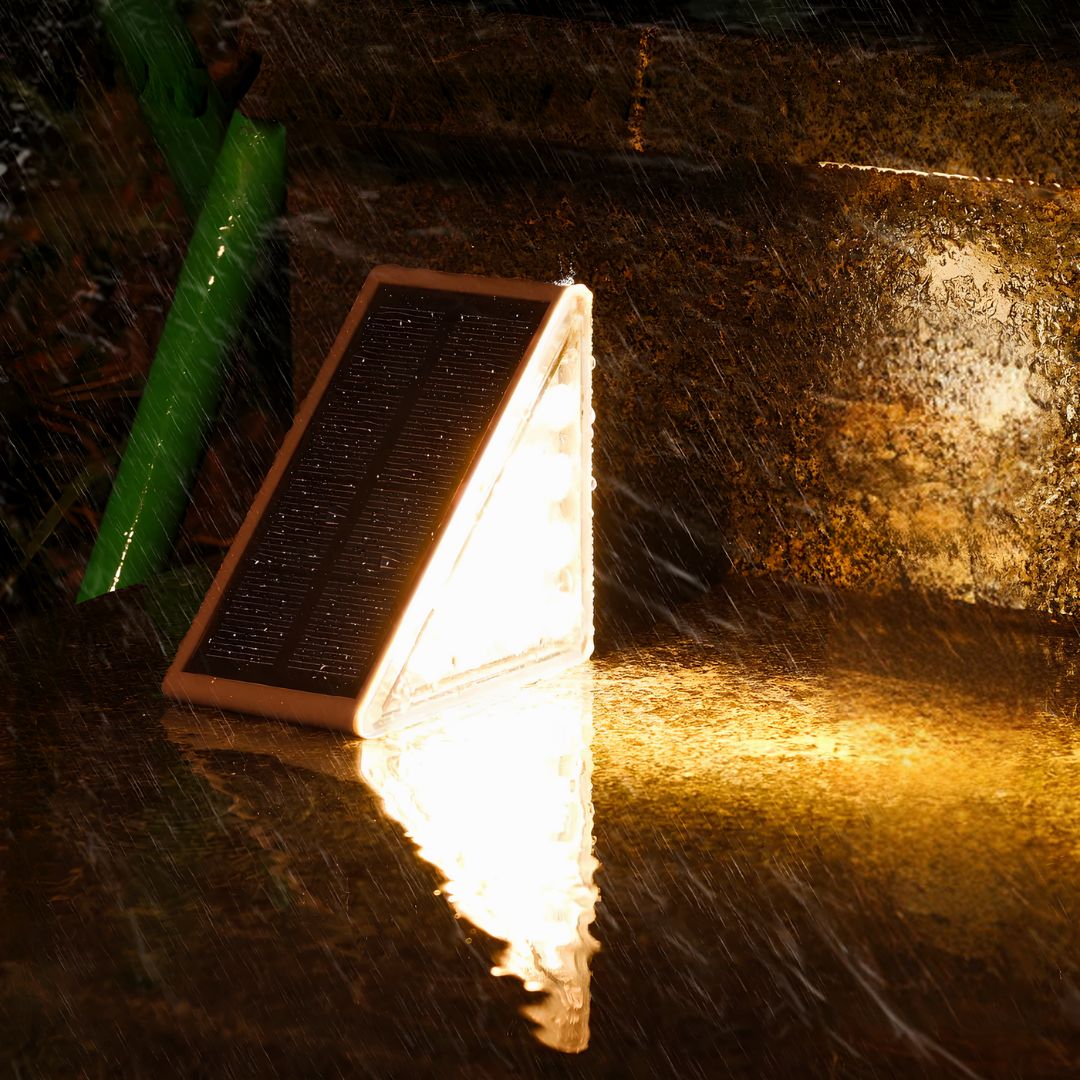 Solar-LED-Lampe | Nordisches Design | Außen & Innen | Wetterfest