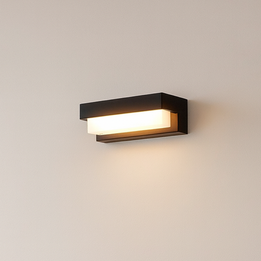 Solar-Wandleuchte LED | Außenleuchte | Kompakt | IP geeignet